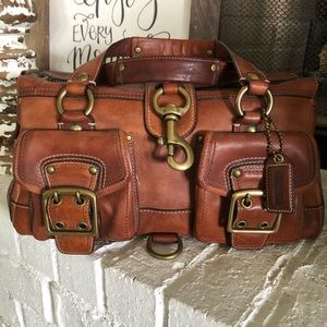 Original genuine leather coach bag!